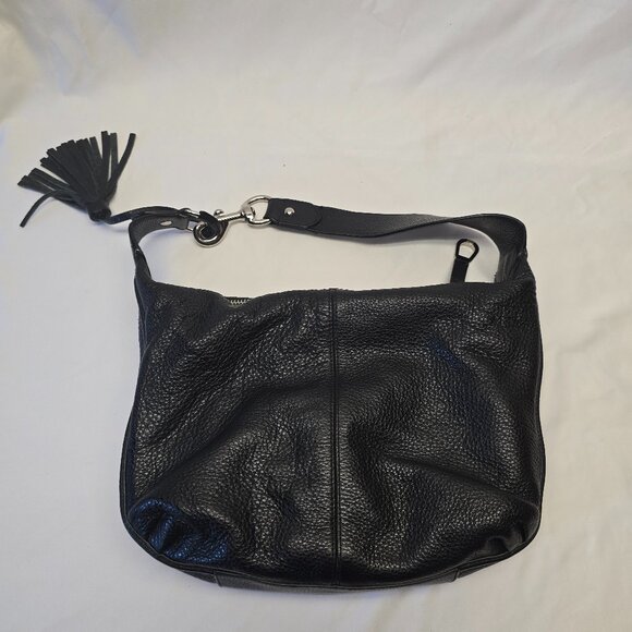 Authentic Coach Black Pebbled Leather Small Avery Hobo Bag S23960 - Picture 2 of 7